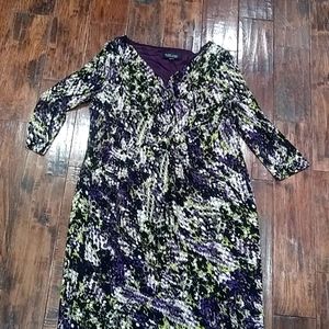 Black label. Multicolor dress